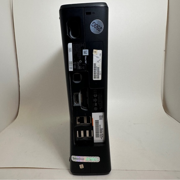 Xbox 360 Slim 250GB controller chargeable battery originalcables Kinect 9 games - Picture 7 of 11